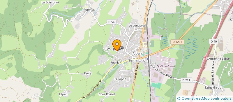 localisation de l'entreprise MADAME DEBORAH MARIN à ANNECY