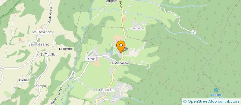 localisation de l'entreprise MADAME DEBORAH MARTIN  LA BAUCHE