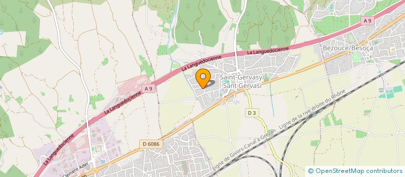 localisation de l'entreprise MADAME DEBORAH MARTINEZ  SAINT-GERVASY