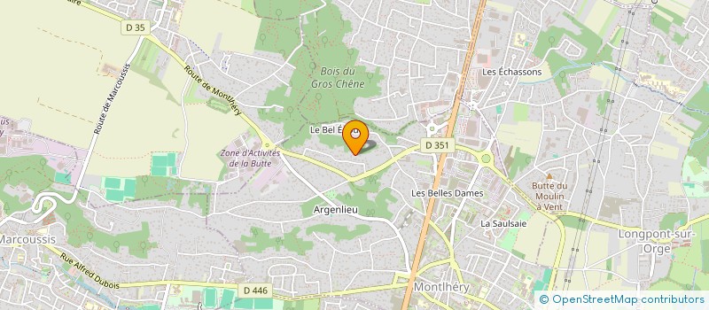 localisation de l'entreprise MADAME DEBORAH MARTINS  MONTLHERY