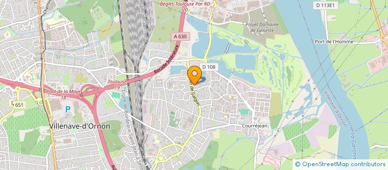 localisation de l'entreprise MADAME DEBORAH MARTINY  VILLENAVE-D'ORNON