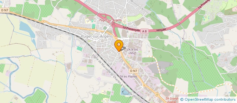 localisation de l'entreprise MADAME DEBORAH MAUGEE  PUGET-SUR-ARGENS