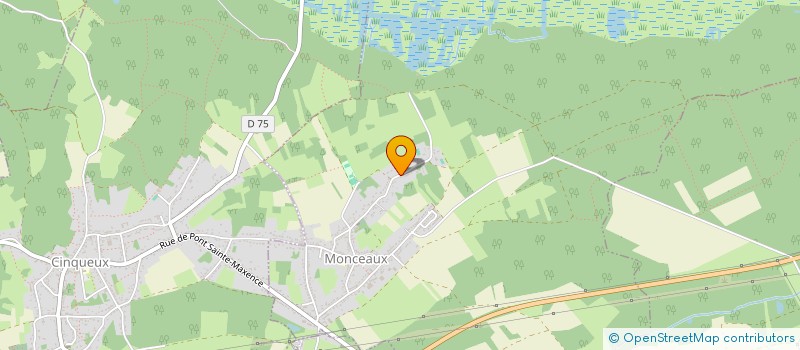 localisation de l'entreprise MADAME DEBORAH MERLE  MONCEAUX