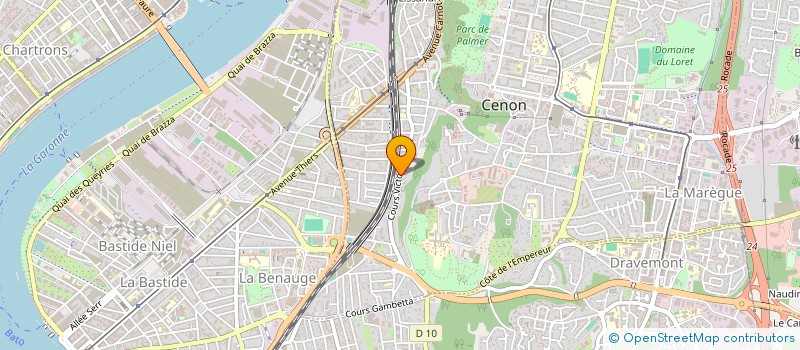 localisation de l'entreprise MADAME DEBORAH MESSAOUDENE  CENON