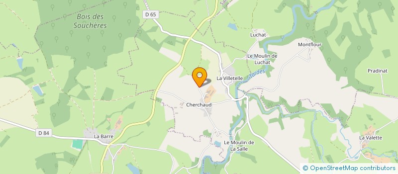localisation de l'entreprise MADAME DEBORAH MEURY à LE CHAUCHET