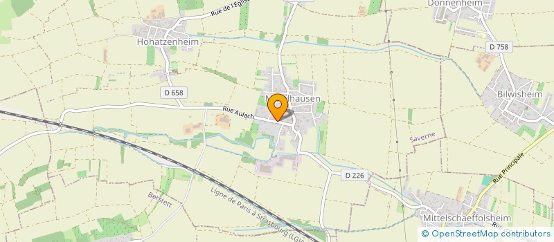 localisation de l'entreprise MADAME DEBORAH MEYER  WINGERSHEIM LES QUATRE BANS