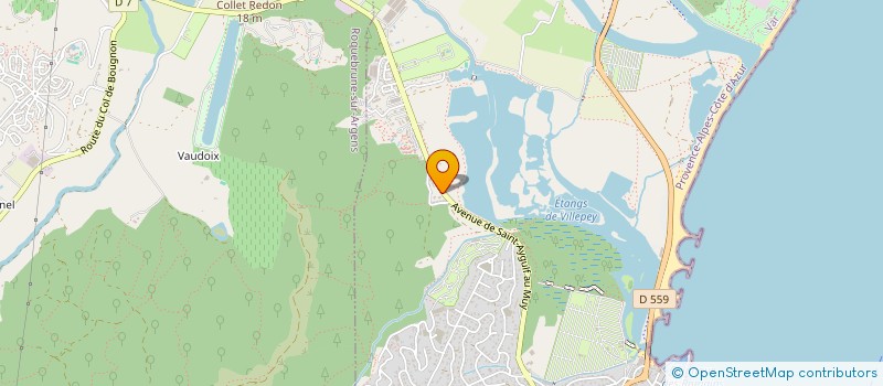 localisation de l'entreprise MADAME DEBORAH MORENO à FREJUS