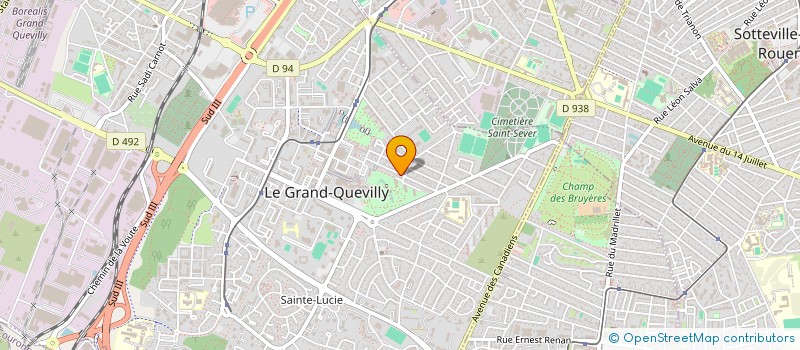 localisation de l'entreprise MADAME DEBORAH NOS  LE GRAND-QUEVILLY