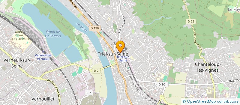 localisation de l'entreprise MADAME DEBORAH O'CONNOR  TRIEL-SUR-SEINE