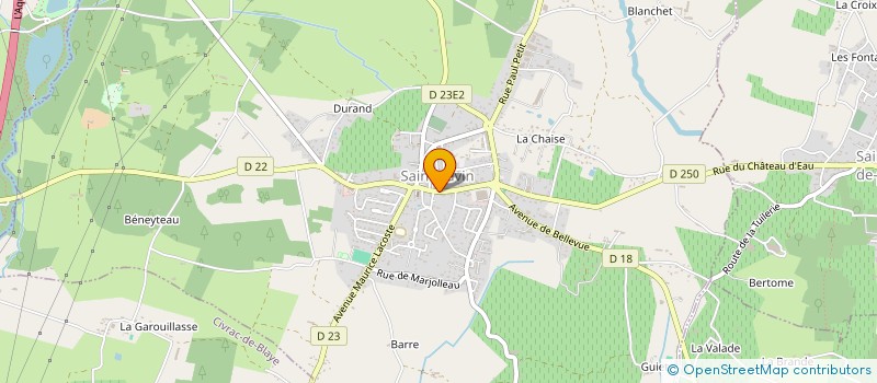 localisation de l'entreprise MADAME DEBORAH ORVAIN  SAINT-SAVIN