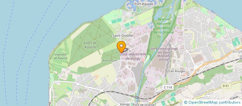 localisation de l'entreprise MADAME DEBORAH OTTENWAELDER à EVIAN-LES-BAINS