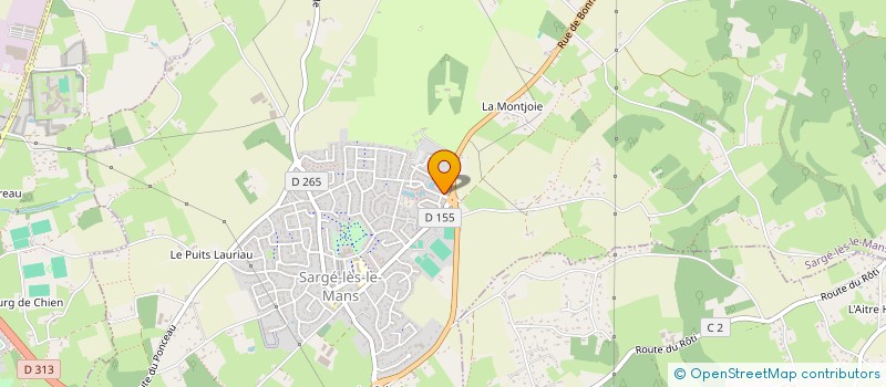 localisation de l'entreprise MADAME DEBORAH PELTIER à SARGE-LES-LE-MANS