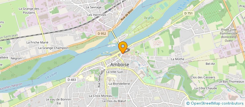 localisation de l'entreprise MADAME DEBORAH PENNETIER  AMBOISE