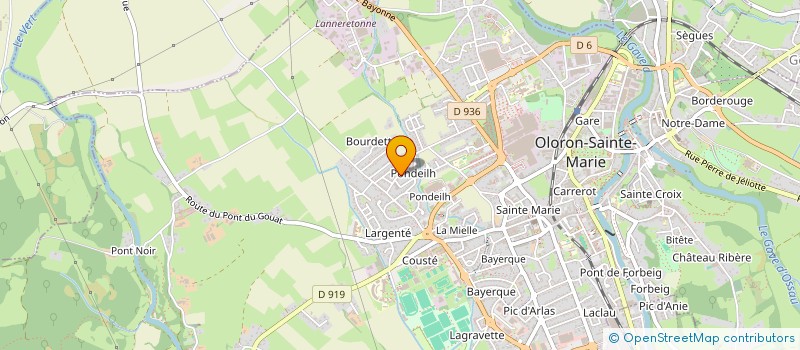 localisation de l'entreprise MADAME DEBORAH PEPIN  OLORON-SAINTE-MARIE