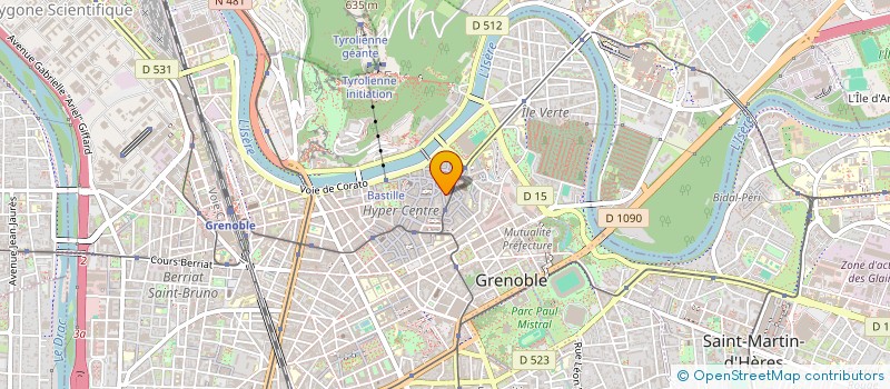 localisation de l'entreprise MADAME DEBORAH PERCONTE à GRENOBLE