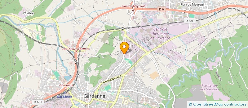 localisation de l'entreprise MADAME DEBORAH PERRIN  GARDANNE