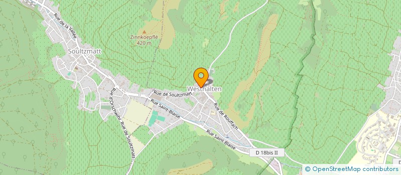 localisation de l'entreprise MADAME DEBORAH PERRIN  WESTHALTEN