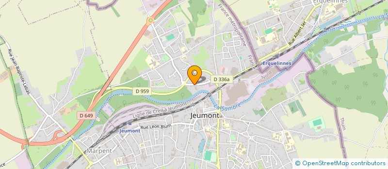 localisation de l'entreprise MADAME DEBORAH PETITPRE  JEUMONT