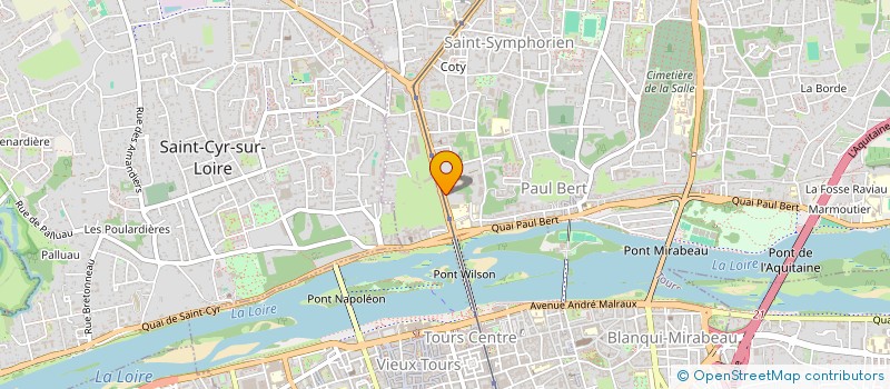 localisation de l'entreprise MADAME DEBORAH PLOQUIN  TOURS