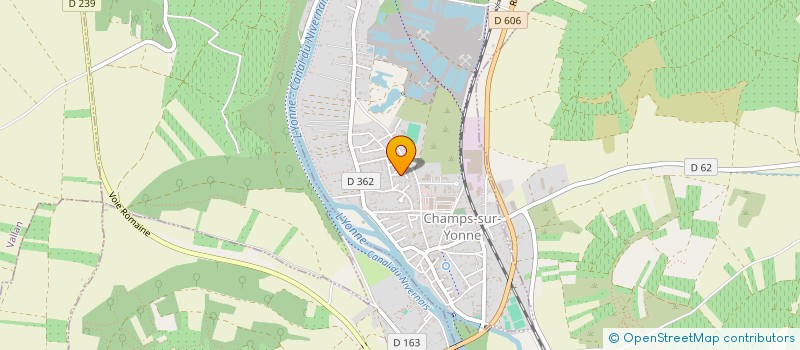 localisation de l'entreprise MADAME DEBORAH POIRIER à CHAMPS-SUR-YONNE