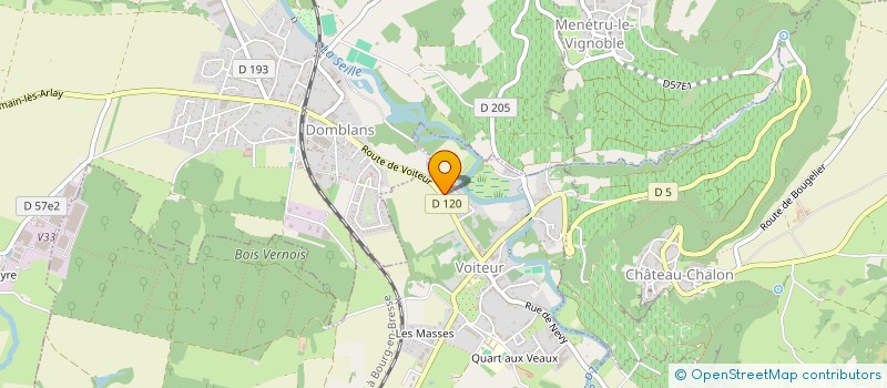 localisation de l'entreprise MADAME DEBORAH POISSON  VOITEUR