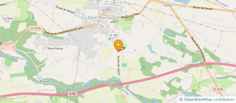 localisation de l'entreprise MADAME DEBORAH PROUIN  LA BATIE-MONTGASCON