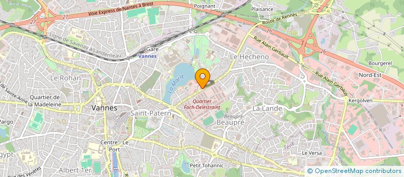 localisation de l'entreprise MADAME DEBORAH RASAMIARISOA à VANNES