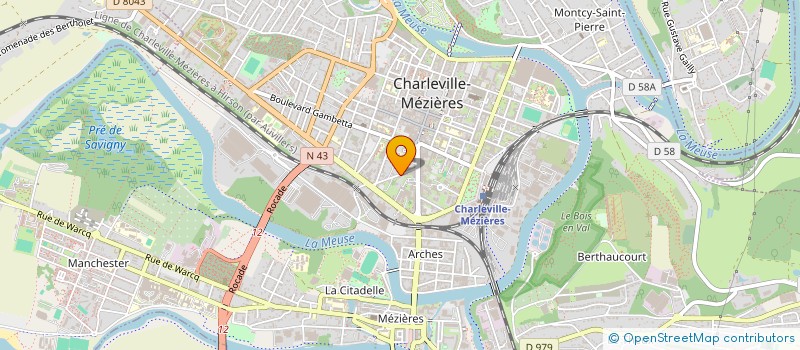 localisation de l'entreprise MADAME DEBORAH REA  CHARLEVILLE-MEZIERES