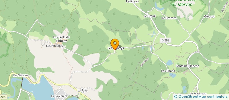 localisation de l'entreprise MADAME DEBORAH RICCI à MONTSAUCHE-LES-SETTONS