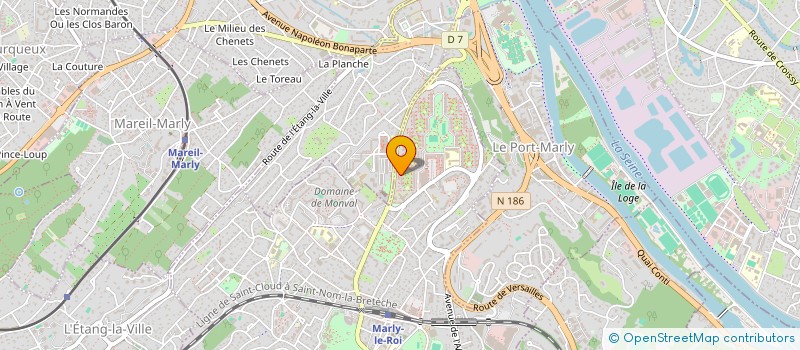 localisation de l'entreprise MADAME DEBORAH RICHARD  MARLY-LE-ROI