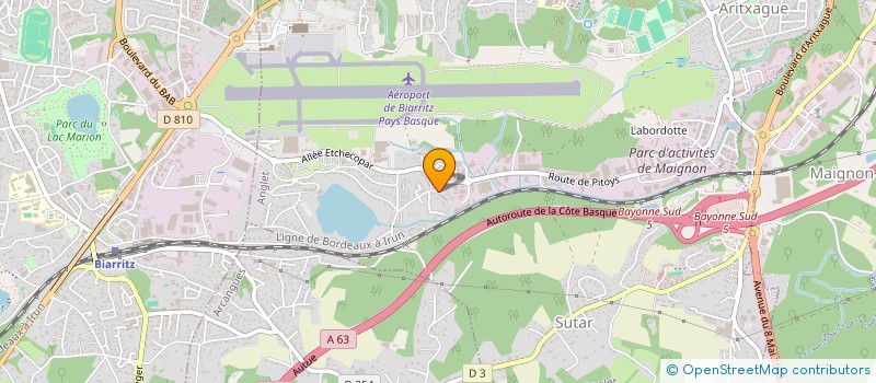 localisation de l'entreprise MADAME DEBORAH RIEBEL à ANGLET