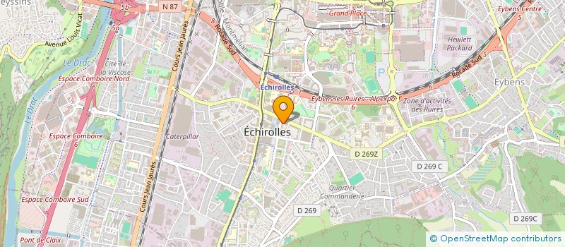 localisation de l'entreprise MADAME DEBORAH RIONDET  ECHIROLLES