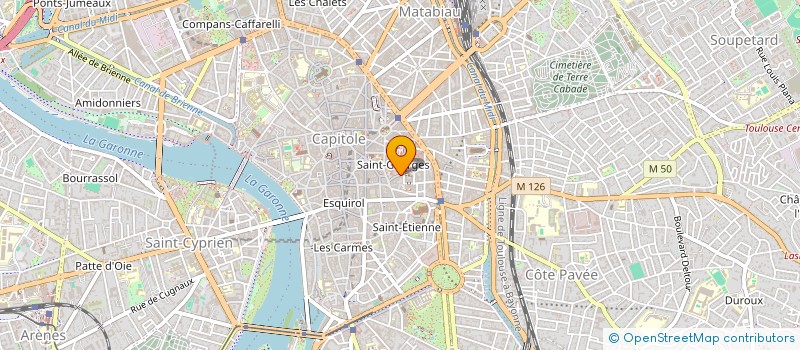 localisation de l'entreprise MADAME DEBORAH ROBERT  TOULOUSE