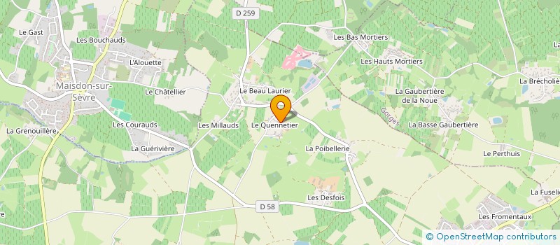 localisation de l'entreprise MADAME DEBORAH ROBIN  SAINT-LUMINE-DE-CLISSON