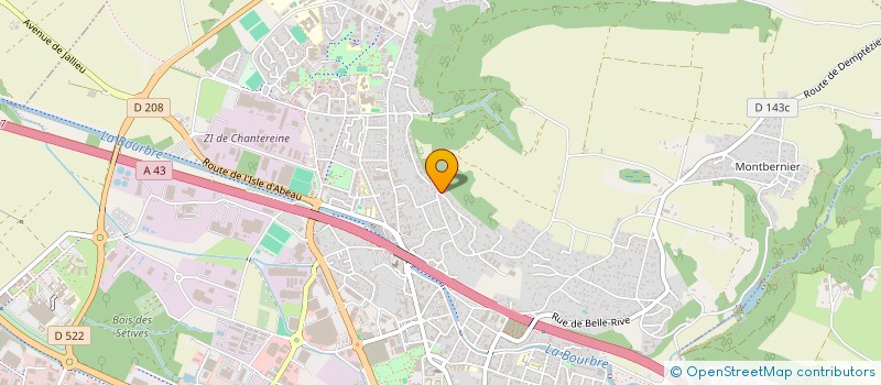 localisation de l'entreprise MADAME DEBORAH RODRIGUES à BOURGOIN-JALLIEU