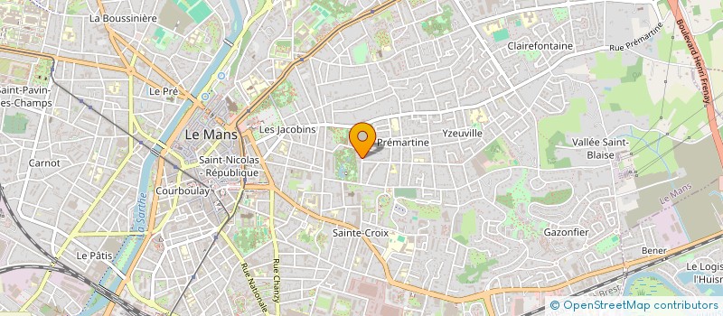 localisation de l'entreprise MADAME DEBORAH SAVARIN à LE MANS