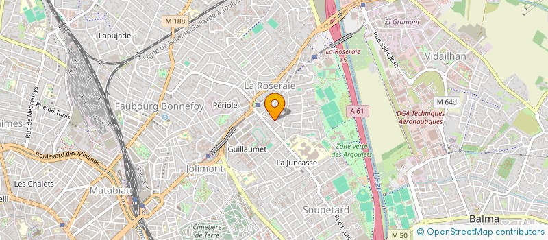 localisation de l'entreprise MADAME DEBORAH SAVIO  TOULOUSE