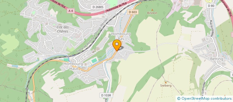 localisation de l'entreprise MADAME DEBORAH SCHMITT  HOMBOURG-HAUT