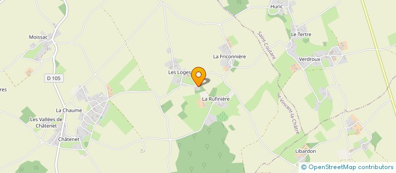 localisation de l'entreprise MADAME DEBORAH SILVESTON  SAINT-VINCENT-LA-CHATRE