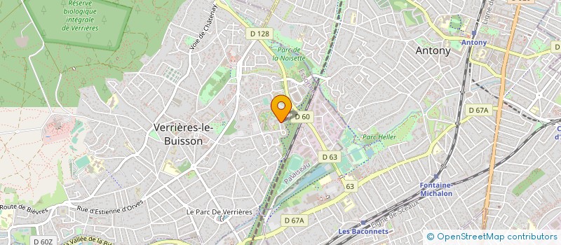 localisation de l'entreprise MADAME DEBORAH SOIZEAU  VERRIERES-LE-BUISSON