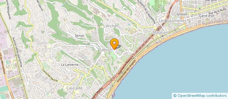 localisation de l'entreprise MADAME DEBORAH SOUDRY à NICE