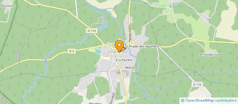 localisation de l'entreprise MADAME DEBORAH SOULARD  VILLANDRAUT