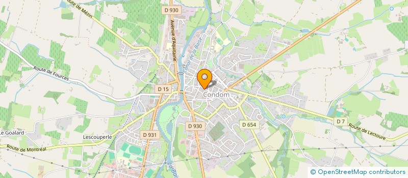 localisation de l'entreprise MADAME DEBORAH STEVANONI  CONDOM