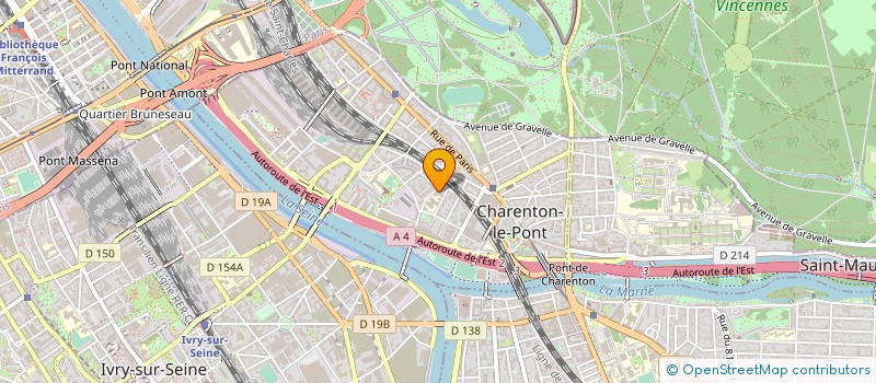 localisation de l'entreprise MADAME DEBORAH SULTAN  CHARENTON-LE-PONT