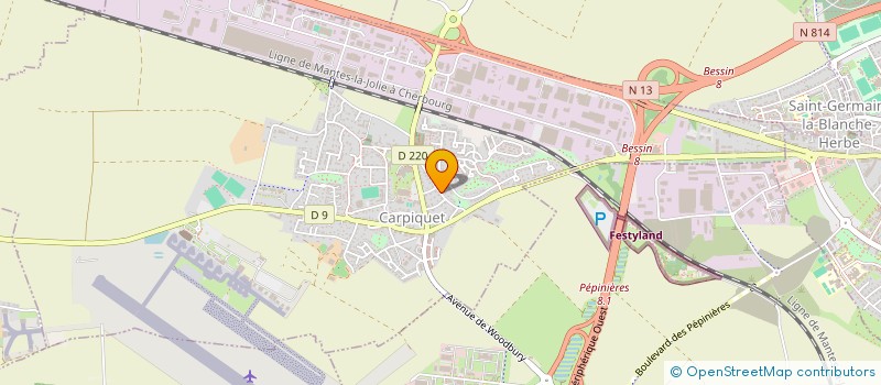 localisation de l'entreprise MADAME DEBORAH SURET  CARPIQUET