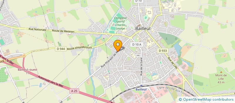 localisation de l'entreprise MADAME DEBORAH SZYBA à BAILLEUL