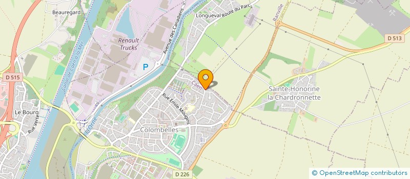 localisation de l'entreprise MADAME DEBORAH TABAUD  COLOMBELLES