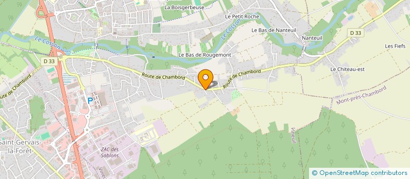 localisation de l'entreprise MADAME DEBORAH TREUILLARD à VINEUIL