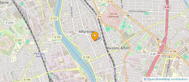 localisation de l'entreprise MADAME DEBORAH TRICHARD à ALFORTVILLE