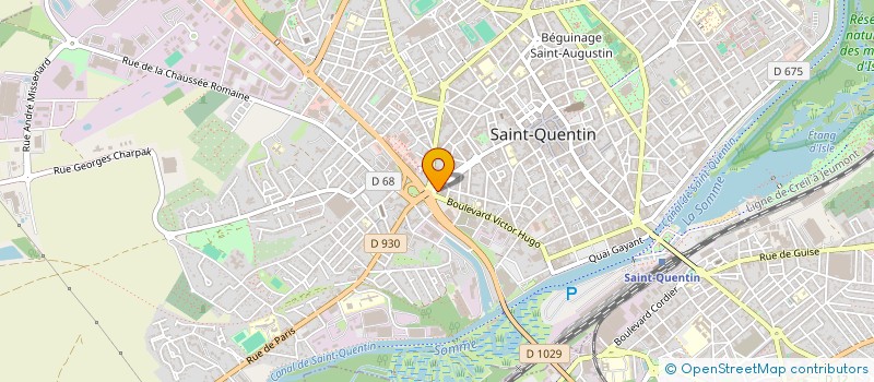 localisation de l'entreprise MADAME DEBORAH TROSZCZYNSKI à SAINT-QUENTIN